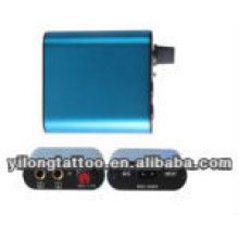 Mini metal shell power supply in blue